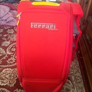 Ferrari Red Aerodynamic Travel Case